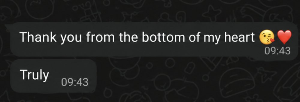 Customer message 2