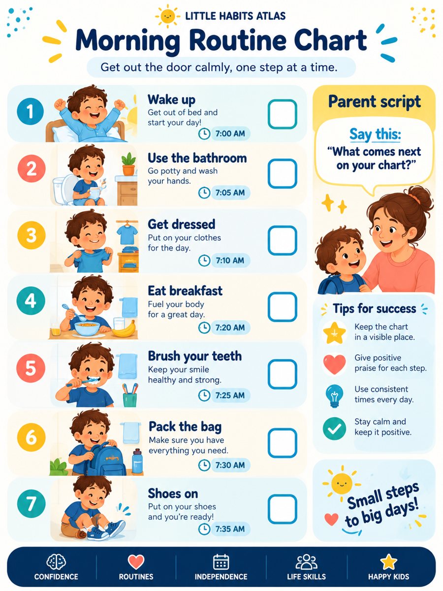 Morning Routine Chart