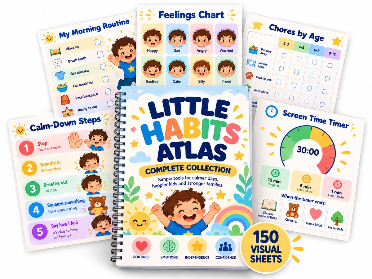 Little Habits Atlas – complete collection with 150 visual sheets
